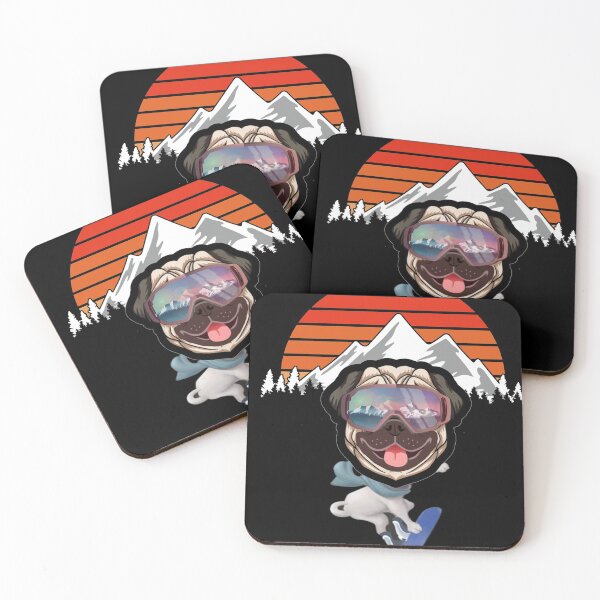 Artikelvorschau, SNOWBOARDING PUG entworfen und verkauft von Eric Shields.