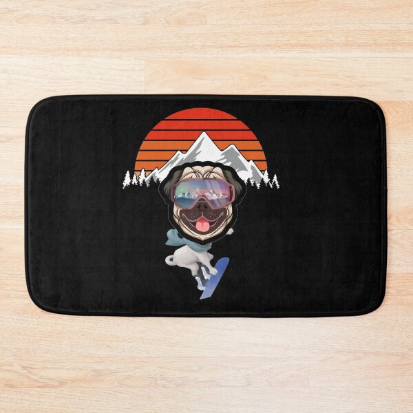 Artikelvorschau, SNOWBOARDING PUG entworfen und verkauft von Eric Shields.
