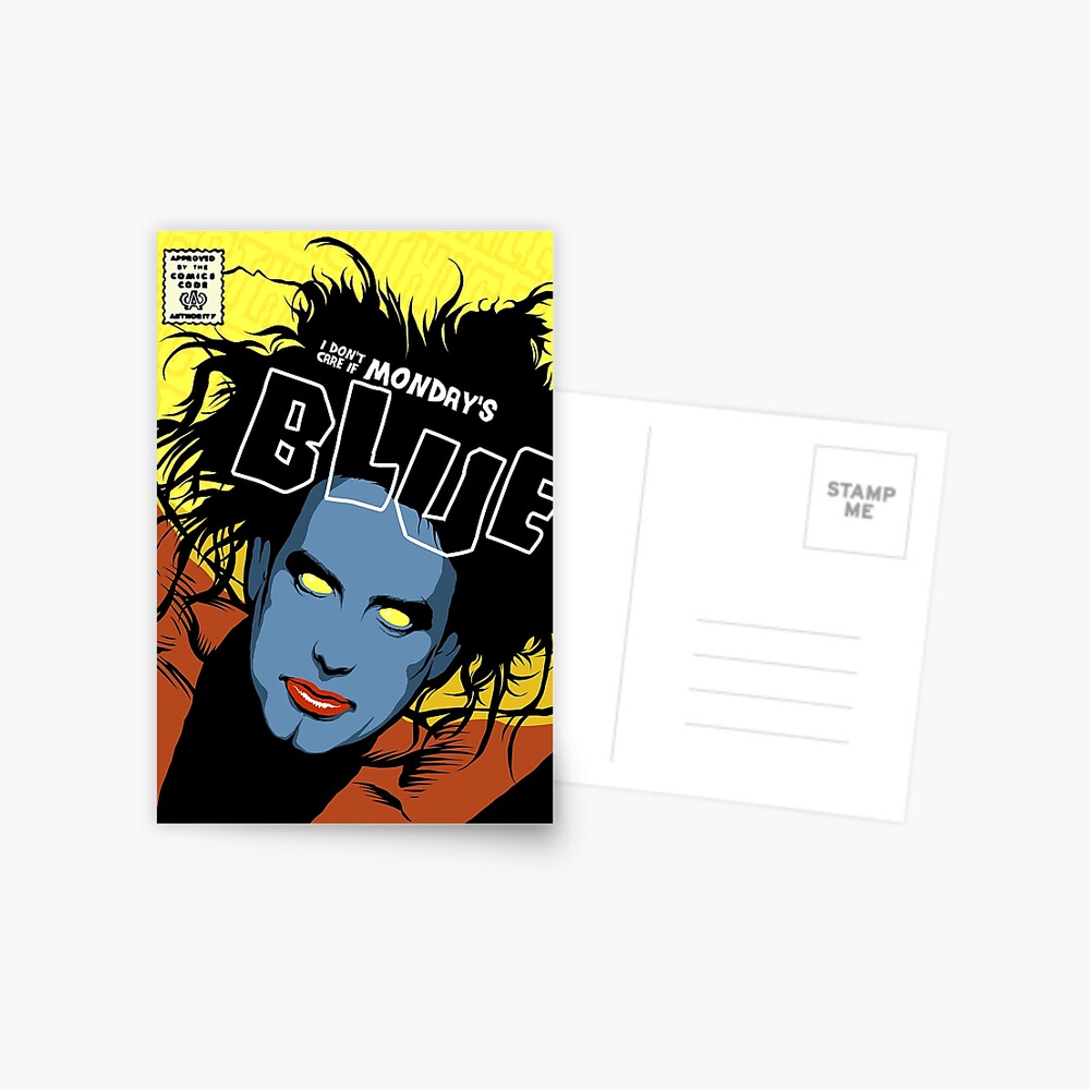 Post-Punk Blue Postcard