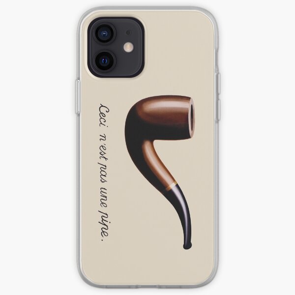 HD This Is Not a Pipe (1929) by Rene Magritte iPhone Soft Case