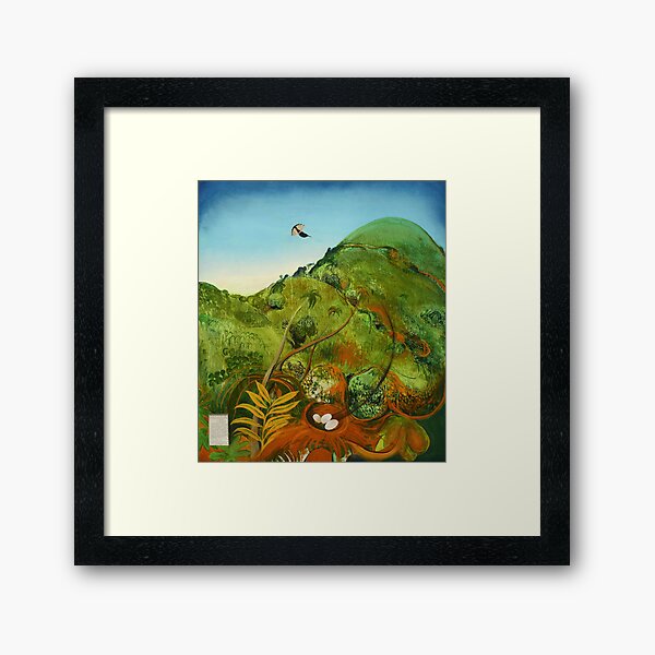 Brett Whiteley- The Green Mountain Framed Art Print