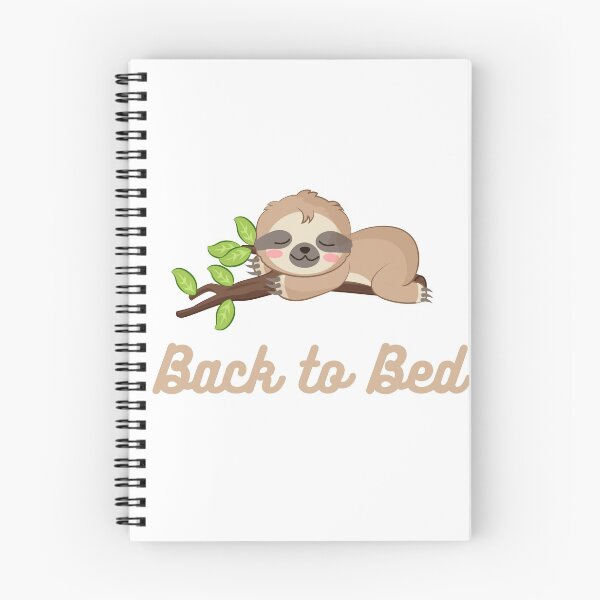 Item preview, Back to Bed Sleeping Sloth, Cute Sloth designed and sold by KimCreativeUK.