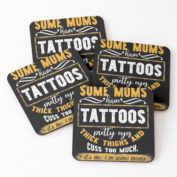 Item preview, Womens Moms Have Tattoos Pretty Eyes And Cuss Too Much designed and sold by zurnbarb.