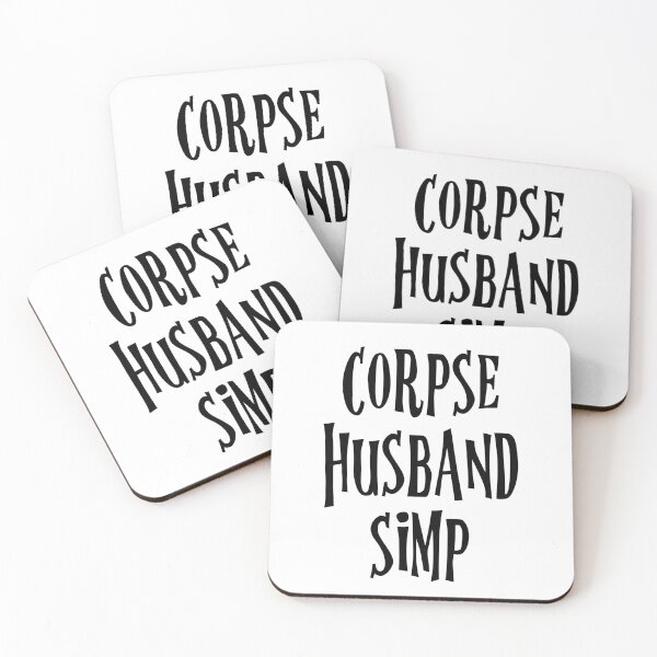 Item preview, Corpse Husband Simp Typography designed and sold by MADINKSHOP.