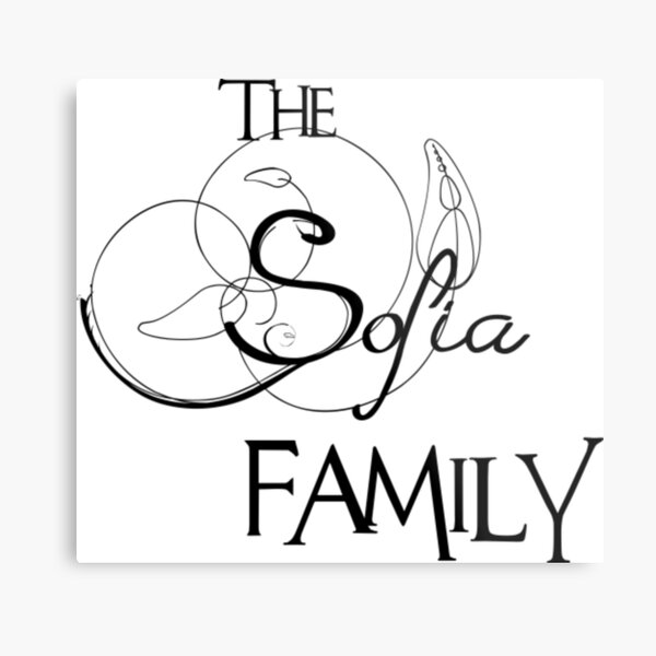 La familia Sofia, Sofia Apellido Lámina metálica