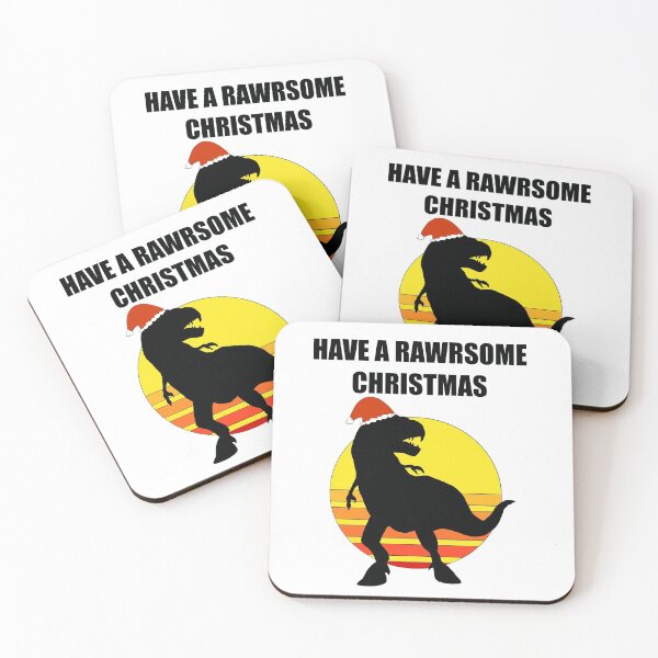 Item preview, Have a Rawrsome Christmas designed and sold by BusyMonkeys.