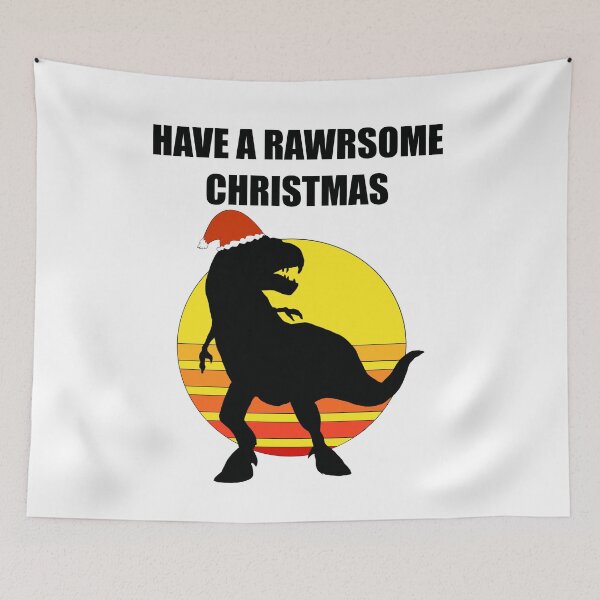 Item preview, Have a Rawrsome Christmas designed and sold by BusyMonkeys.
