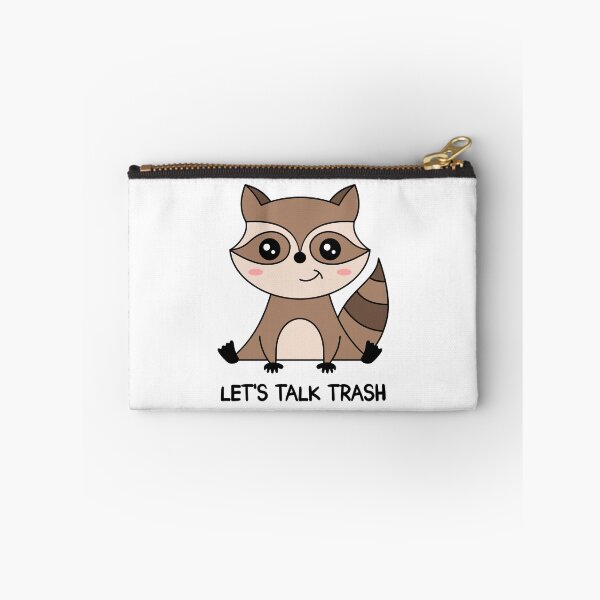 Item preview, Raccoon "LET'S TALK TRASH" designed and sold by TashaVector.