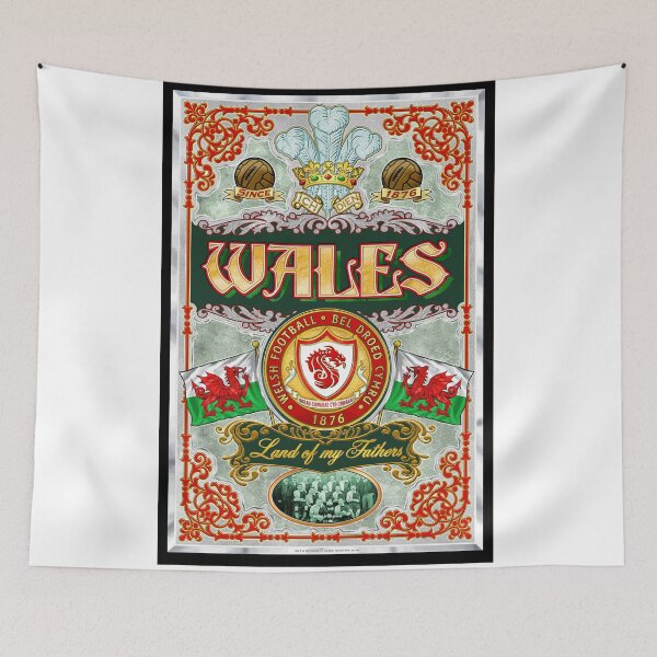 Item preview, Wales Football 'Land of my Fathers' designed and sold by Protonarts.
