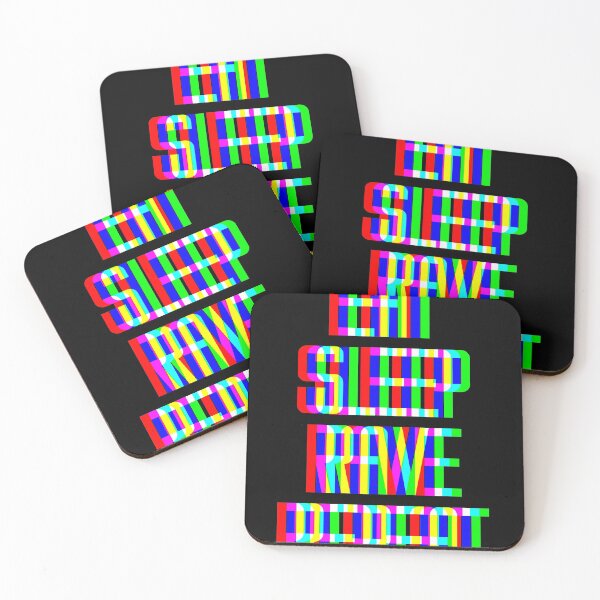 Item preview, Eat Sleep Rave Repeat designed and sold by Bigup.