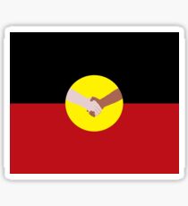 Reconciliation - Aboriginal Flag Sticker