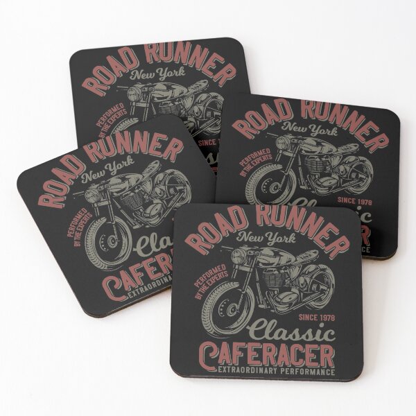 Item preview, Motorcycle Vintage Road Runner Classic Custom Race designed and sold by Two Left Hands Design.