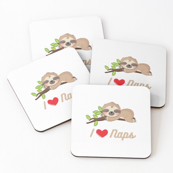 Item preview, I love Naps Sleeping Sloth, Cute Sloth designed and sold by KimCreativeUK.