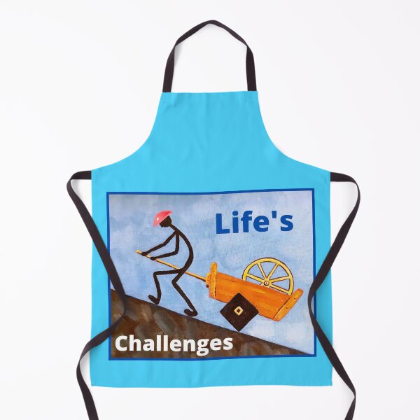 Item preview, Life's Challenges Up Hill Struggle designed and sold by Bagsyrose.