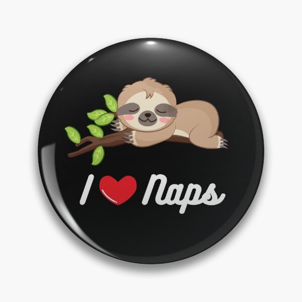 Item preview, I love naps, Cute Sleeping Sloth, Cute Sloth designed and sold by KimCreativeUK.