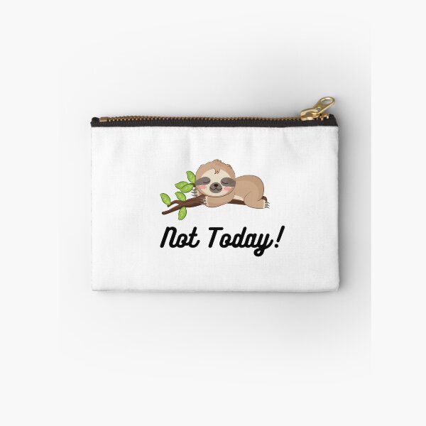 Item preview, Not Today! Sleeping Sloth, Cute Sloth designed and sold by KimCreativeUK.