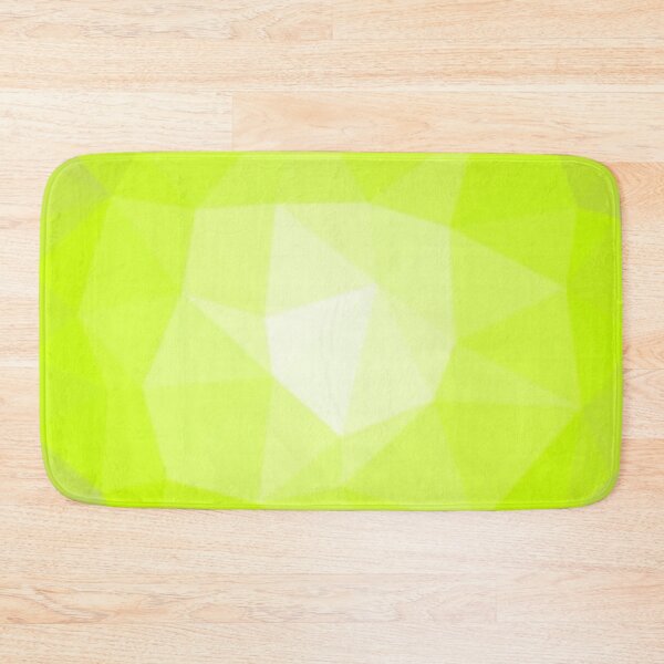 Item preview, Inner Circle - polygon pattern neon light green designed and sold by ApArtPaintings.