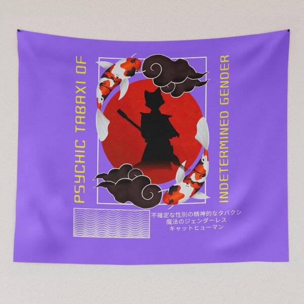 Item preview, Psychic Tabaxi of a Indetermind Gender (anime style) designed and sold by buddhabubbapod.