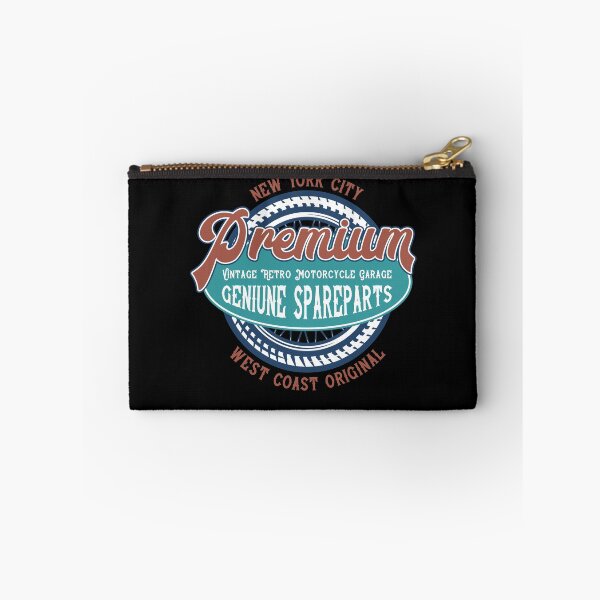 Item preview, Retro Motif Motorcycle Shop Premium Spare Parts designed and sold by Two Left Hands Design.