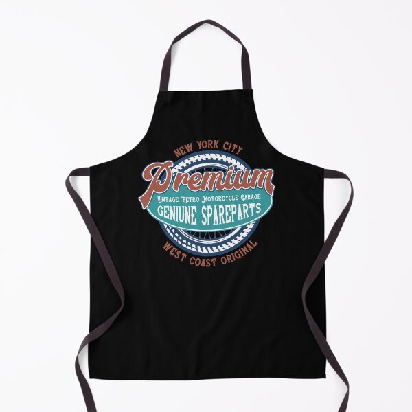 Item preview, Retro Motif Motorcycle Shop Premium Spare Parts designed and sold by Two Left Hands Design.