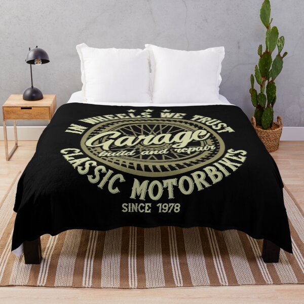 Item preview, Retro Motif Motorcycle Loading Emblem Tire Wheel designed and sold by Two Left Hands Design.