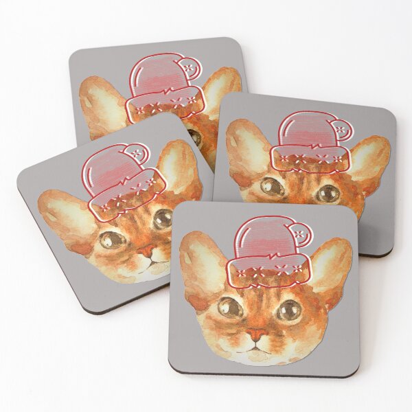 Item preview, kitty face mask designed and sold by DisenyosDeMike.