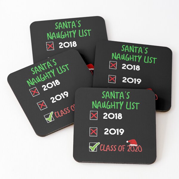 Item preview, Santa nice, naughty, I tried- Class of 2020 design designed and sold by Boss  Bubble.