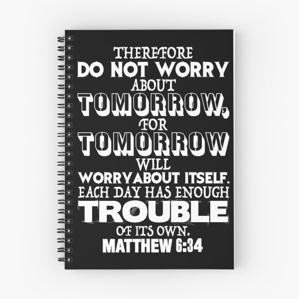 Item preview, Matthew 6:34 designed and sold by plushism.