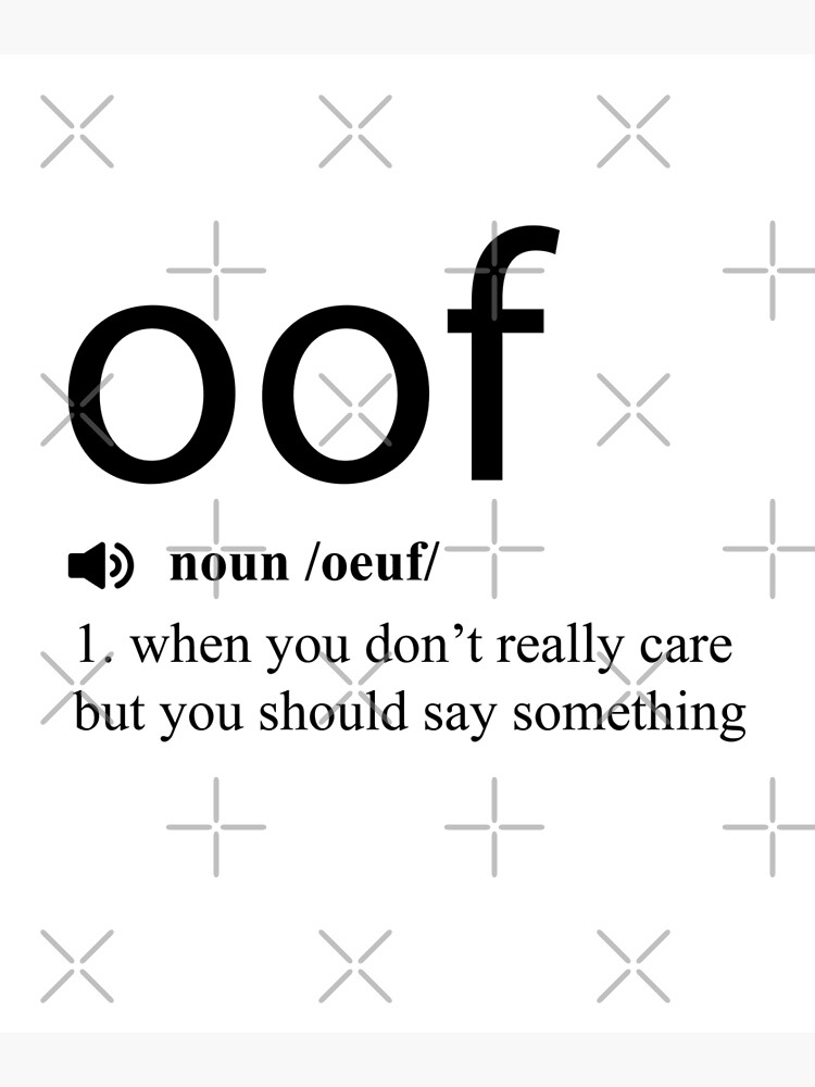 what does oof mean?