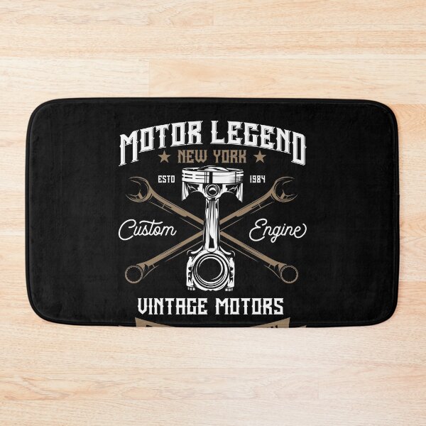 Item preview, Retro Logo Motorcycle Shop Piston Wrench designed and sold by Two Left Hands Design.