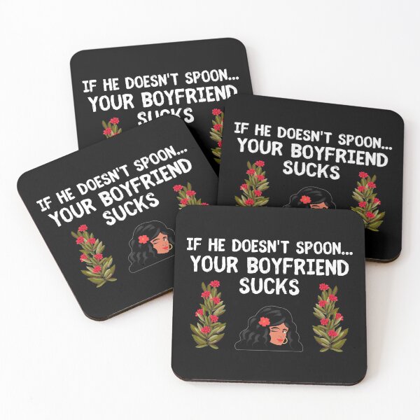 Item preview, Your Boyfriend Sucks – Complicated Relationship Bed Spoon Cuddle designed and sold by The Green Corner.