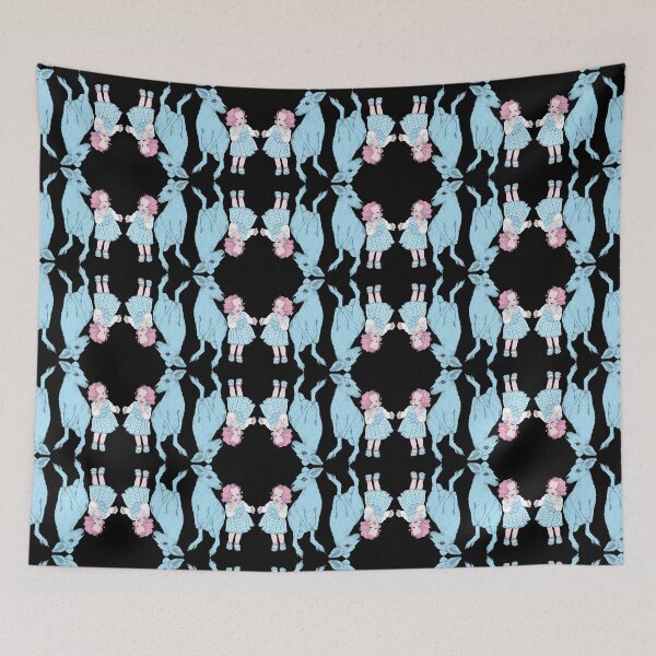 Item preview, Dotty and Roo - black background designed and sold by jellibat.