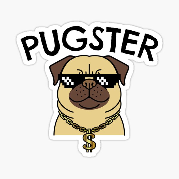 Pugster Sticker