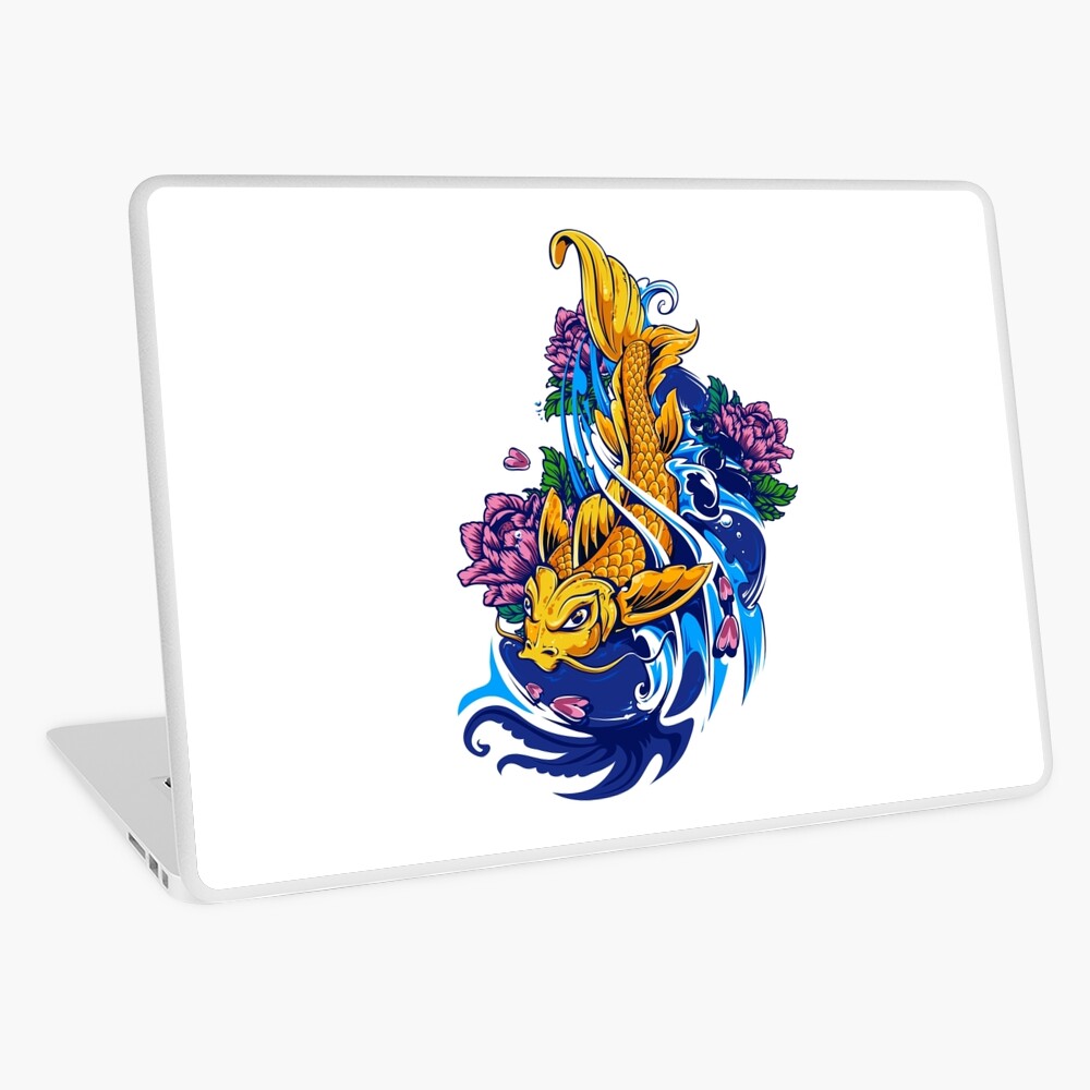 Japanese Samurai Art Japanese Koi Fish Tattoo Art Inspired Design Sticker  for Sale by NomYen .