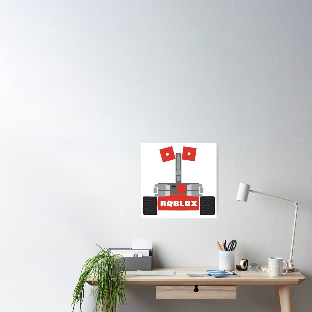 Roblox Wall E Inspired Design Poster By Screwedupartist Redbubble - roblox walle