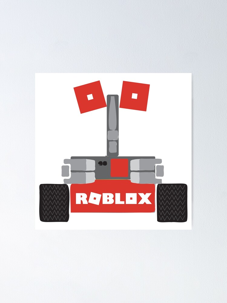 Roblox Wall E Inspired Design Poster By Screwedupartist Redbubble - roblox wall