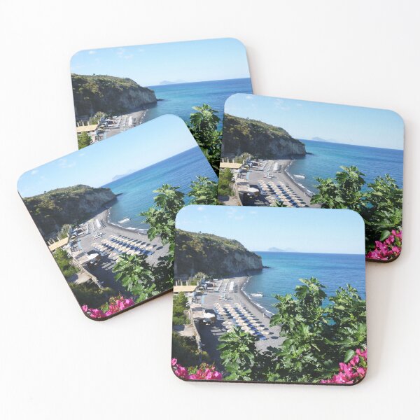 Item preview, Lipari Beach, Bougainvillea & Fig designed and sold by italyheaven.