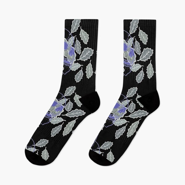 Item preview, Skull chrysanthemums, water lilies and fallen leaves designed and sold by BV-creas.