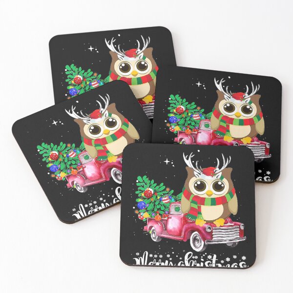 Item preview, Owl Christmas Ride Red Truck T-Shirt designed and sold by EliseJenkins.