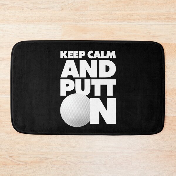Item preview, Keep Calm and putt on Funny Golfer Saying designed and sold by elhefe.