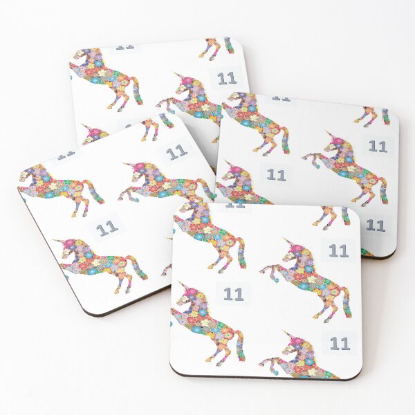 Item preview, Unicorn horse by color flowers  designed and sold by Dahani-mo.