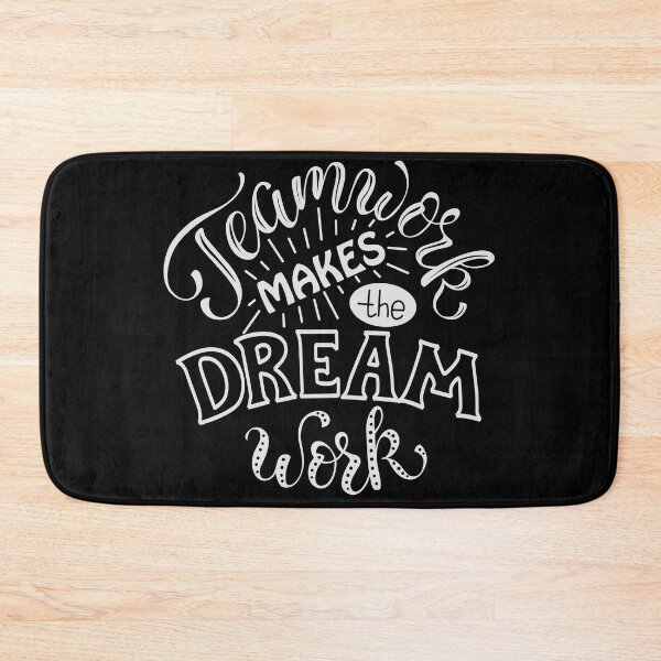 Item preview, team work makes the dream work designed and sold by PUNCH ME IN SHOP.