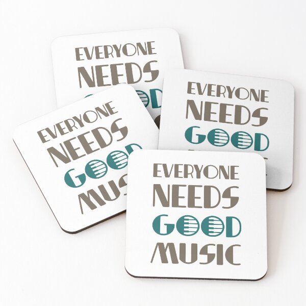 Item preview, EVERYONE NEEDS GOODS MUSIC designed and sold by ildafdhome.