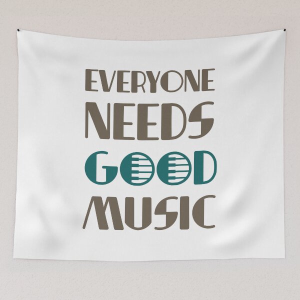 Item preview, EVERYONE NEEDS GOODS MUSIC designed and sold by ildafdhome.