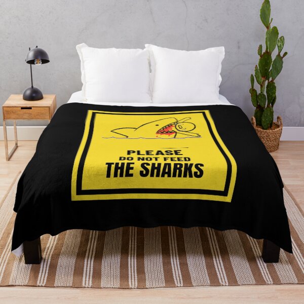 Item preview, Do not feed the sharks sign designed and sold by ds-4.
