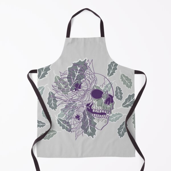 Item preview, Skull chrysanthemums, water lilies and fallen leaves designed and sold by BV-creas.