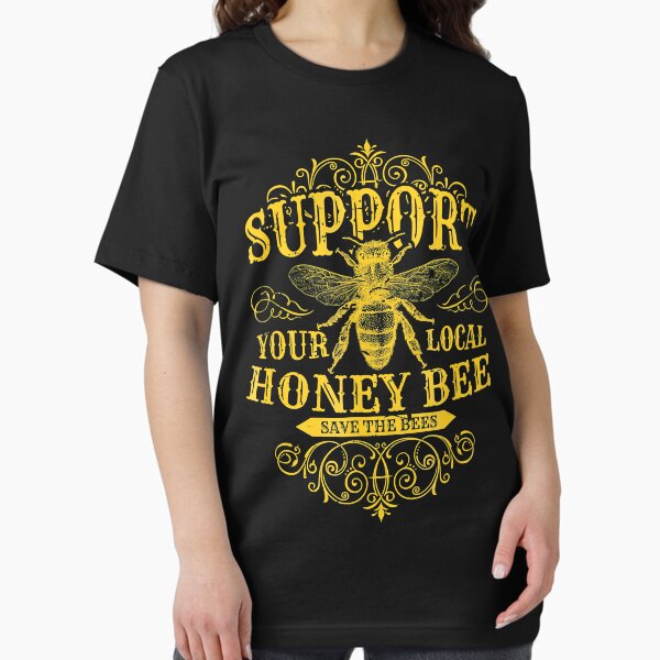 Item preview, Beekeeping T-shirt Support Your Local Honey Bee Beekeeper designed and sold by EveElliott.