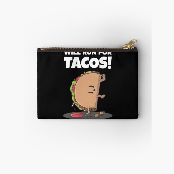Item preview, Cute Dancing Taco Character - Will Run For Tacos designed and sold by ChaseCoClothing.