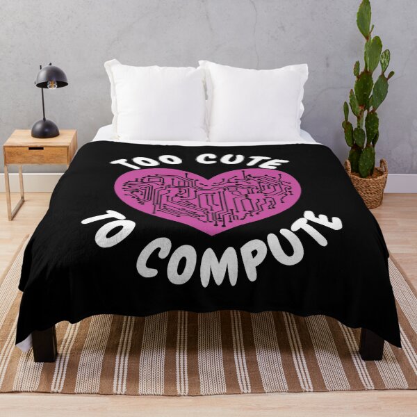 Item preview, To Cute To Compute Computer Scientist Hacker It designed and sold by MooonTees.