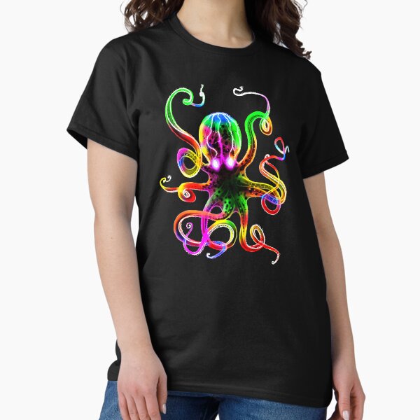 Artikel-Vorschau von Regenbogen Oktopus Glühen, designt und verkauft von DavidPeng.